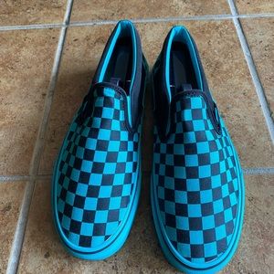 Vans slip on check